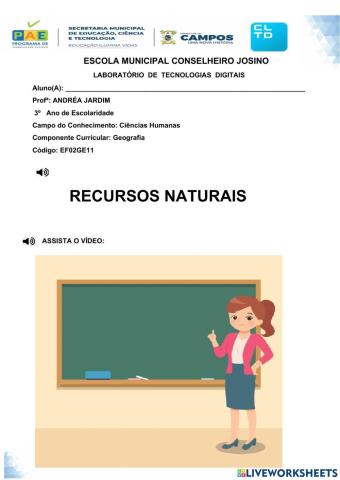 Recursos naturais