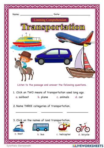 Transportation