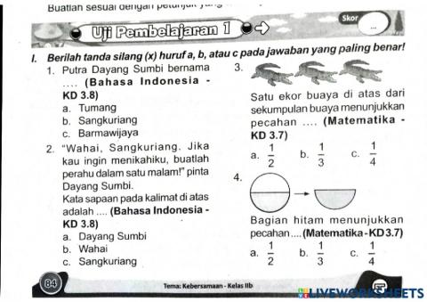 Tema 7 subtema 4 pb 1 dan 2