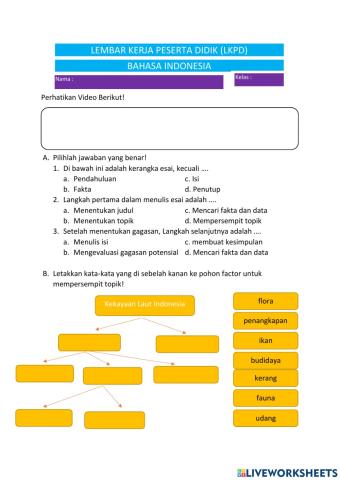 Bahasa Indonesia: Menulis Esai