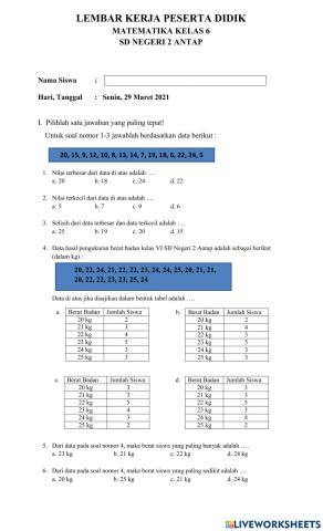 Pengolahan Data