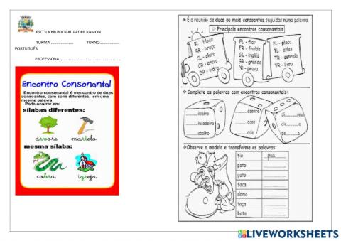 Encontro consonantal