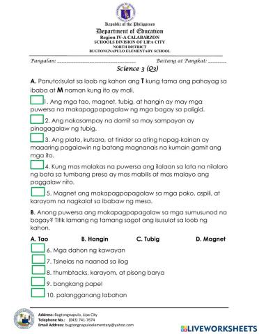 Puwersa na Nakapagpapagalaw ng Bagay