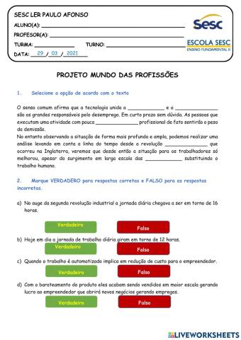 Desemprego e Automação