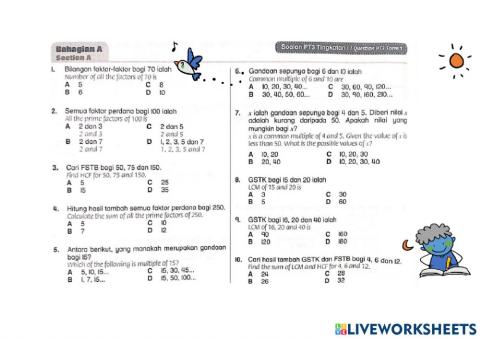 2.2 Factors and multiples