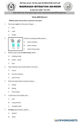 PTS2 SBDP Kelas 1