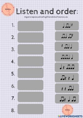 Find the rhythm 1