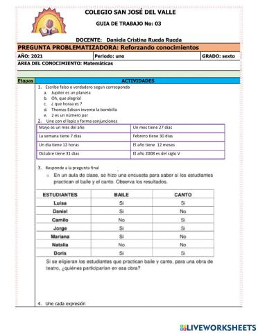 Proposiciones simples y compuestas