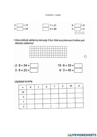 8testas 2 lapas