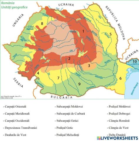 Relieful României