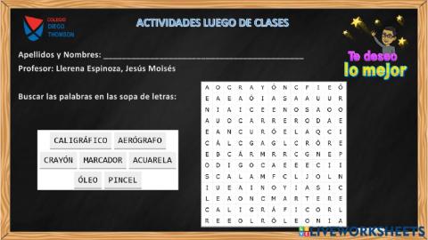 Ficha  Abril Clase 1 - 1º y 2º grado