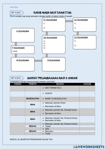 Lws garis masa haji