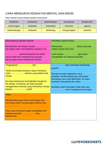 Cara mengurus kesihatan mental dan emosi
