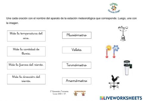 Fenómenos atmosféricos y estación meteorológica