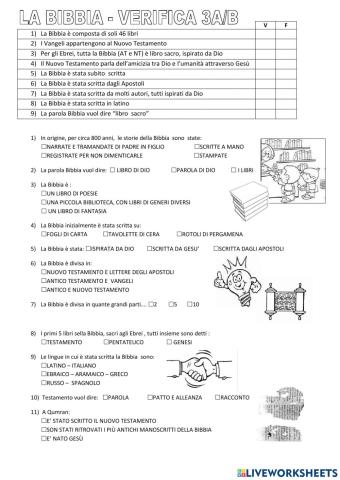 Conosco la bibbia?