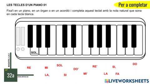 EL PIANO I (valencià)