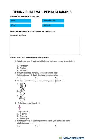 Tema 7 subtema 1 pembelajaran 3