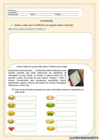 Atividade emojis