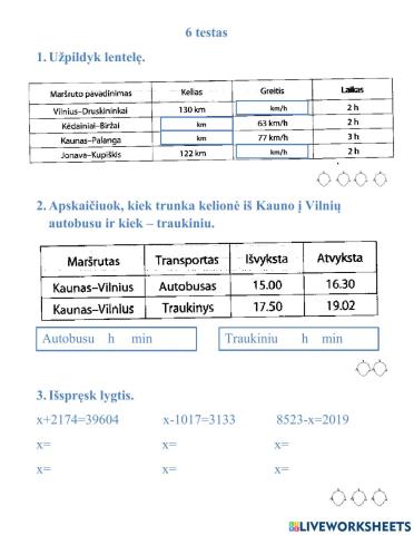 Matematikos tetas Nr. 6