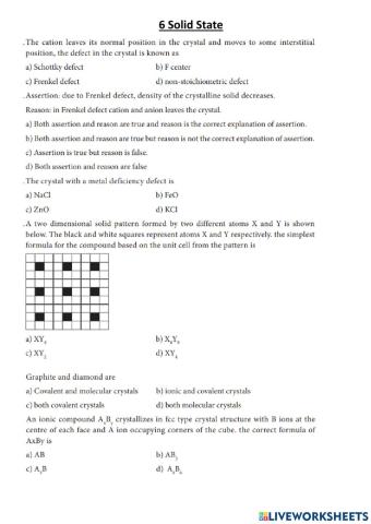 Chemistry Unit - 6