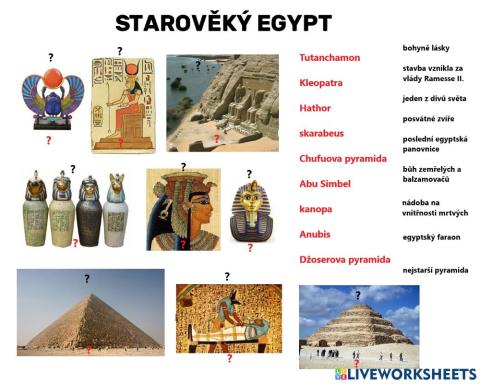 Starověký Egypt - pojmy