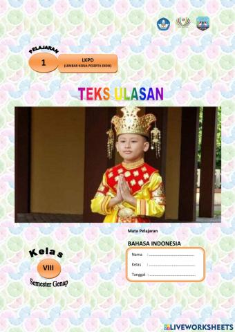 Teks ulasan