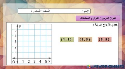 الدالة الخطية