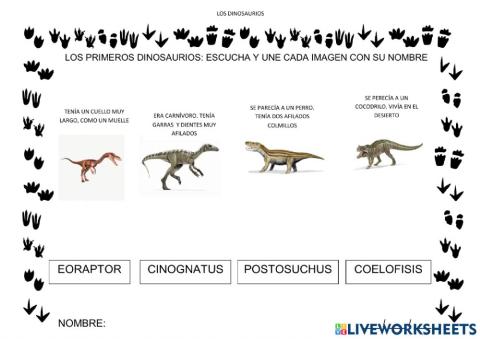 Investigando sobre los dinosaurios