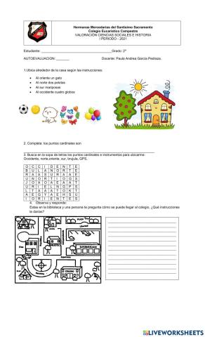 Evaluación sociales e historia 2°