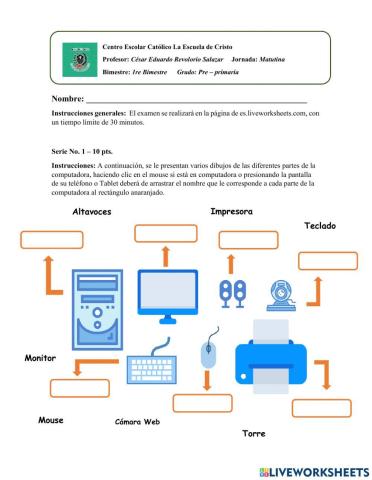 Examen Computación Pre-primaria