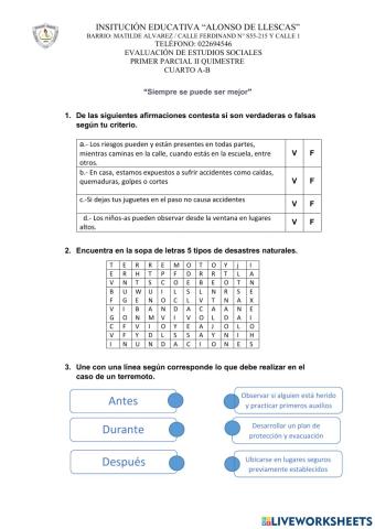 Evaluacion sociales