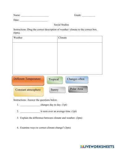 Weather and Climate