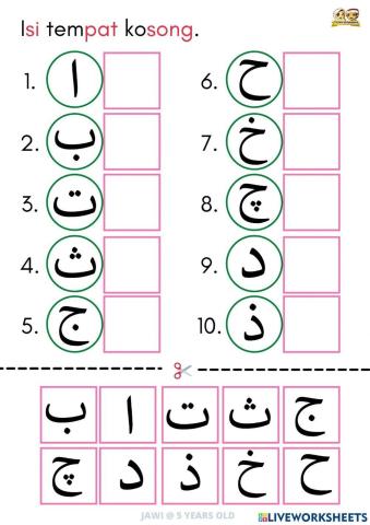 Jawi : mengenal huruf jawi