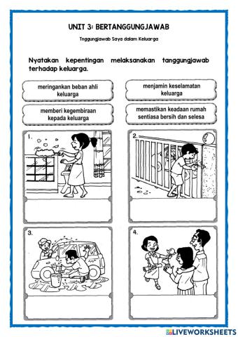 P.Moral Thn 2: Bertanggungjawab (Kepentingan melaksanakan tanggungjawab terhadap keluarga)