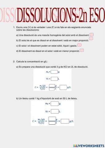 Dissolucions-2n ESO