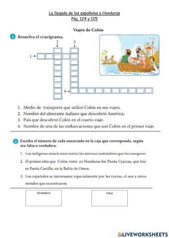 Sociales 3G-Llegada de los españoles a Honduras