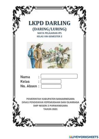 LKPD KEDATANGAN BANGSA BARAT KLS 8 SEMESTER GENAP