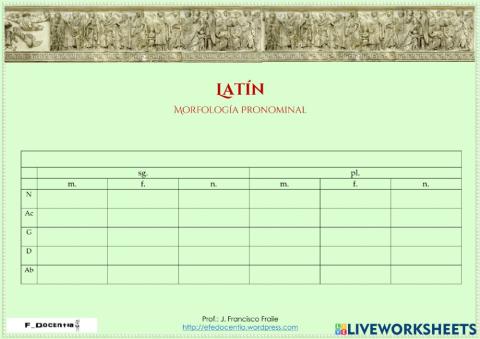 Hic haec hoc - adjetivo-pronombre demostrativo