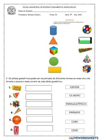 Sólidos Geométricos