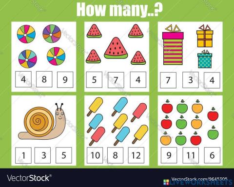 Numbers worksheet