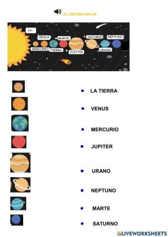 El sistema solar