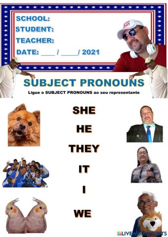 Subject pronouns - me