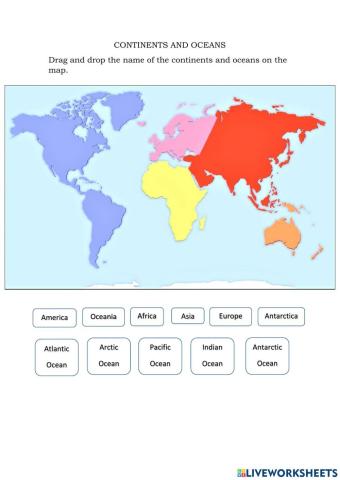 Continents and maps