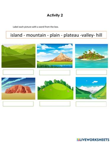 Landforms