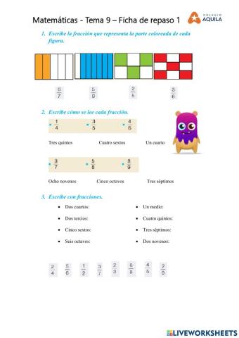 Repaso de Matemáticas -T9-1