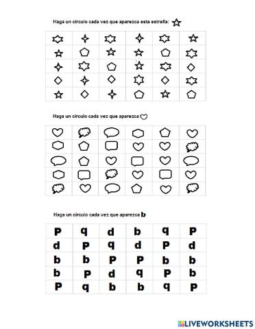 Ejercicio de atencion