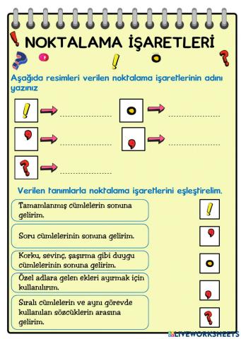 Noktalama İşaretleri-1