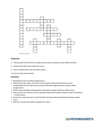 Puzzle Pendidikan Agama islam