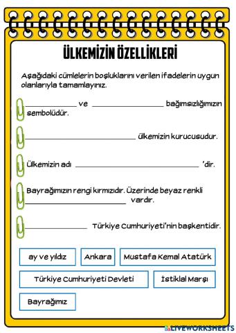 Ülkemizin Özellikleri