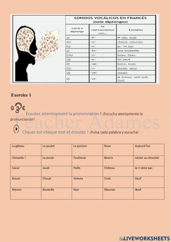 Diphtongues en français